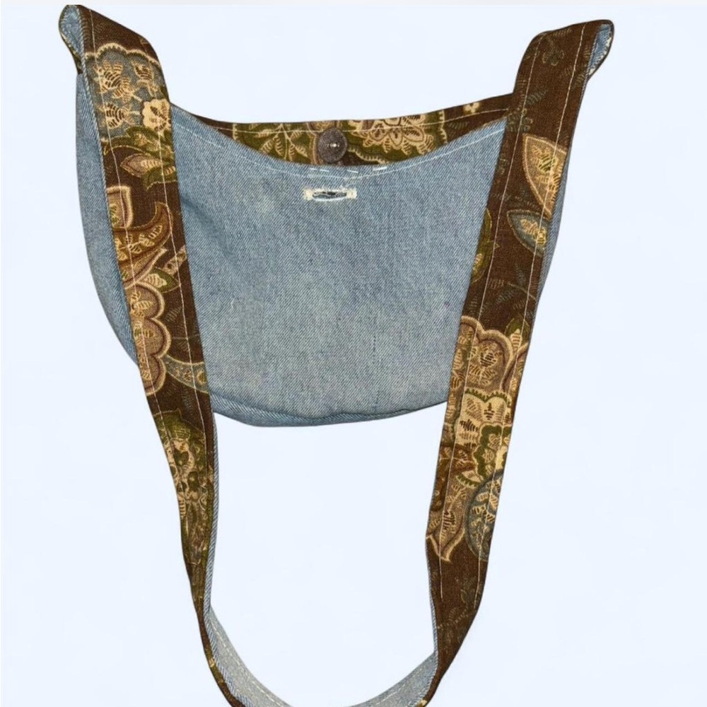 Floral Brown Shoulder Bag - Picture 4 of 6